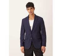 Mango - Milan - Blazer sartoriale slim blu navy a quadri 46
