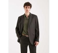 Mango - Milan - Blazer sartoriale slim color kaki in coordinato-Verde 52