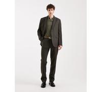 Mango - Milan - Pantaloni sartoriali slim color kaki in coordinato-Verde 38