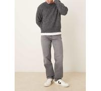 Mango - Moby - Jeans dritti 100% cotone grigi-Grigio 40