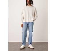 Mango - Moby - Jeans dritti in cotone azzurri-Blu 44