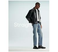 Mango - Moby - Jeans vestibilità comoda dritti blu chiaro 38