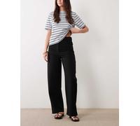 Mango - Pantaloni bombati sartoriali neri-Nero 40
