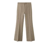 MANGO Pantaloni con piega frontale 'Gina' cappuccino / marrone scuro Donna MANGO 38