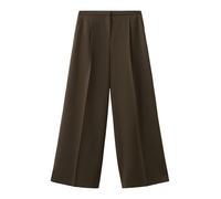 MANGO Pantaloni con piega frontale 'MINA' cioccolato Donna MANGO 40