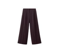 MANGO Pantaloni con piega frontale 'Mina' rosso vino Donna MANGO 40