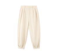 MANGO Pantaloni con pieghe 'Lirio' beige chiaro Donna MANGO 40