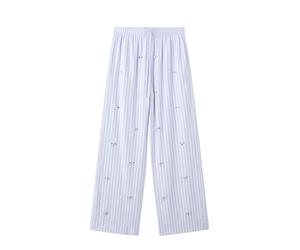 MANGO Pantaloni 'Jewlery' blu pastello / rosa Donna MANGO 36
