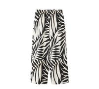 MANGO Pantaloni 'LIFE' écru / nero Donna - PROMO - Pantaloni - Pantaloni a palazzo MANGO 38