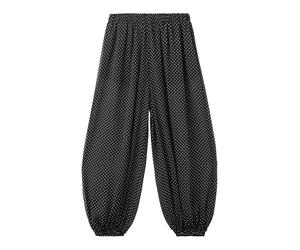 MANGO Pantaloni modello harem 'Poky' nero / bianco Donna MANGO S