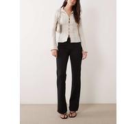Mango - Pantaloni sartoriali dritti neri-Nero S