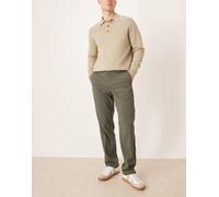 Mango - Pantaloni sartoriali kaki-Verde 40