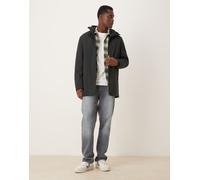 Mango - Parka lunghezza media con cappuccio nero M
