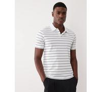 Mango - Polo a maniche corte bianca a righe-Bianco S