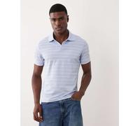 Mango - Polo a maniche corte blu pallido a righe S