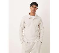 Mango - Polo classica in felpa écru-Neutro S