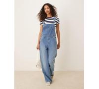 Mango - Salopette oversize blu in denim S