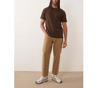 Mango - Sammy - Jeans affusolati in 100% cotone color cuoio-Marrone 46