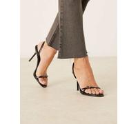 Mango - Sandali con tacco classici neri con fibbia-Nero 37