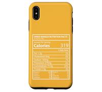 Mango secco Fatti Nutrizionali Pannello Tipografia Design Custodia per iPhone XS Max