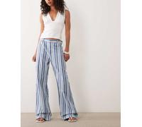 Mango - Siracusa - Jeans in misto cotone blu a righe 38
