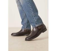 Mango - Stivaletti Chelsea in pelle color marrone scuro 42