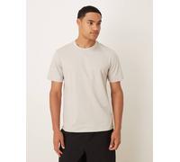 Mango - T-shirt in misto cotone grigia-Grigio 2XL