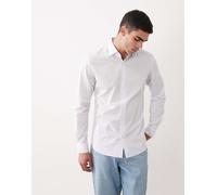 Mango - Top a maniche lunghe bianco 100% cotone S