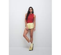 Mango - Top senza maniche in maglia rosso L