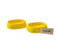 Mangolè Bagnetto Como Uccelli Interno Vaschetta 2 Pezzi | Per gabbie e voliere, vasca bagno uccelli, colori assortiti, utilizzabile anche come ciotola cibo