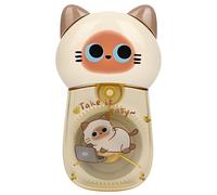 Mangpung Nastro correttore per gatti, nastro bianco kawaii con ricarica | Simpatico applicatore a forma di gatto, copertura liscia per scuola, ufficio e correzioni di scrittura quotidiana