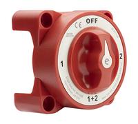 MangWany Doppia Batteria Isolatore Marine Switch 4 Posizioni 350A Interruttore Stacca 12V per Macchina Camion Barca Furgone Caravan Automobili Elettroniche