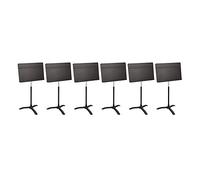 MANHASSET - 48C LEGGIO DA ORCHESTRA NERO PICCOLO SET DA 6