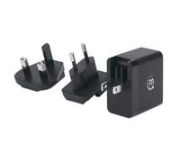 MANHATTAN 102278 Caricatore da Muro da Viaggio Power Delivery GaN Tech 65W Nero