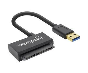 Manhattan 130424 Dischi rigidi/SSD Adattatore [1x Spina A USB 3.2 Gen 1 (USB 3.