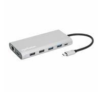 Manhattan 130660 Docking Station Wired USB 3.2 Gen 1 (3.1 Gen 1) Type-C Alluminio - Nouvo