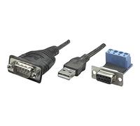 Manhattan 150439 Convertitore da USB a RS485 Nero