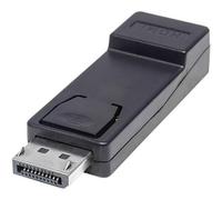 Manhattan 151993 Adattatore Displayport Dp Maschio HDMI Femmina, Nero