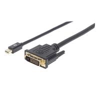 Manhattan 152150 Mini-DisplayPort / DVI Cavo adattatore Spina Mini DisplayPort