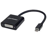 Manhattan Adattatore Mini DisplayPort a DVI-I 152549 Attivo 4K Nero