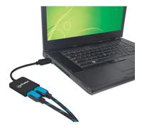 Manhattan 152716 ripartitore video DisplayPort 2x HDMI (DISPLAYPORT/HDMI SPLITTER 2PORT - -WITH MST 4K/30HZ USB-A POWERED) [152 NEW