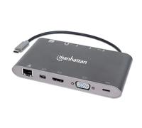 MANHATTAN 152808 - Docking station/replicatore di porte, USB 3.1 tipo C.
