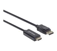 Manhattan 153201 DisplayPort / HDMI Cavo adattatore Spina DisplayPort, Spina HD