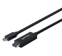 Manhattan 153232 cavo e adattatore video 1,8 m Mini DisplayPort HDMI tipo A (Standard) Nero NEW