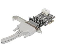 Manhattan Scheda PCI Express 4 Porte DB9 RS-232