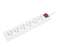 Manhattan 168335 Multipresa con interruttore Bianco Schuko 1 pz.