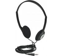 Manhattan 177481 cuffia e auricolare Cuffie Cablato A Padiglione MUSICA Nero NEW