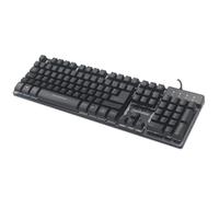 Manhattan 178457 USB Gaming Keyboard with LEDs, 12 Function Keys, Metal Base, Co