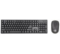 Manhattan Set Tastiera Wireless e Mouse Ottico Layout Italiano