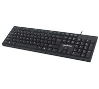 Manhattan Keyboard UK USB Wired, Standard Qwerty layout, Black, Full Size Keys,